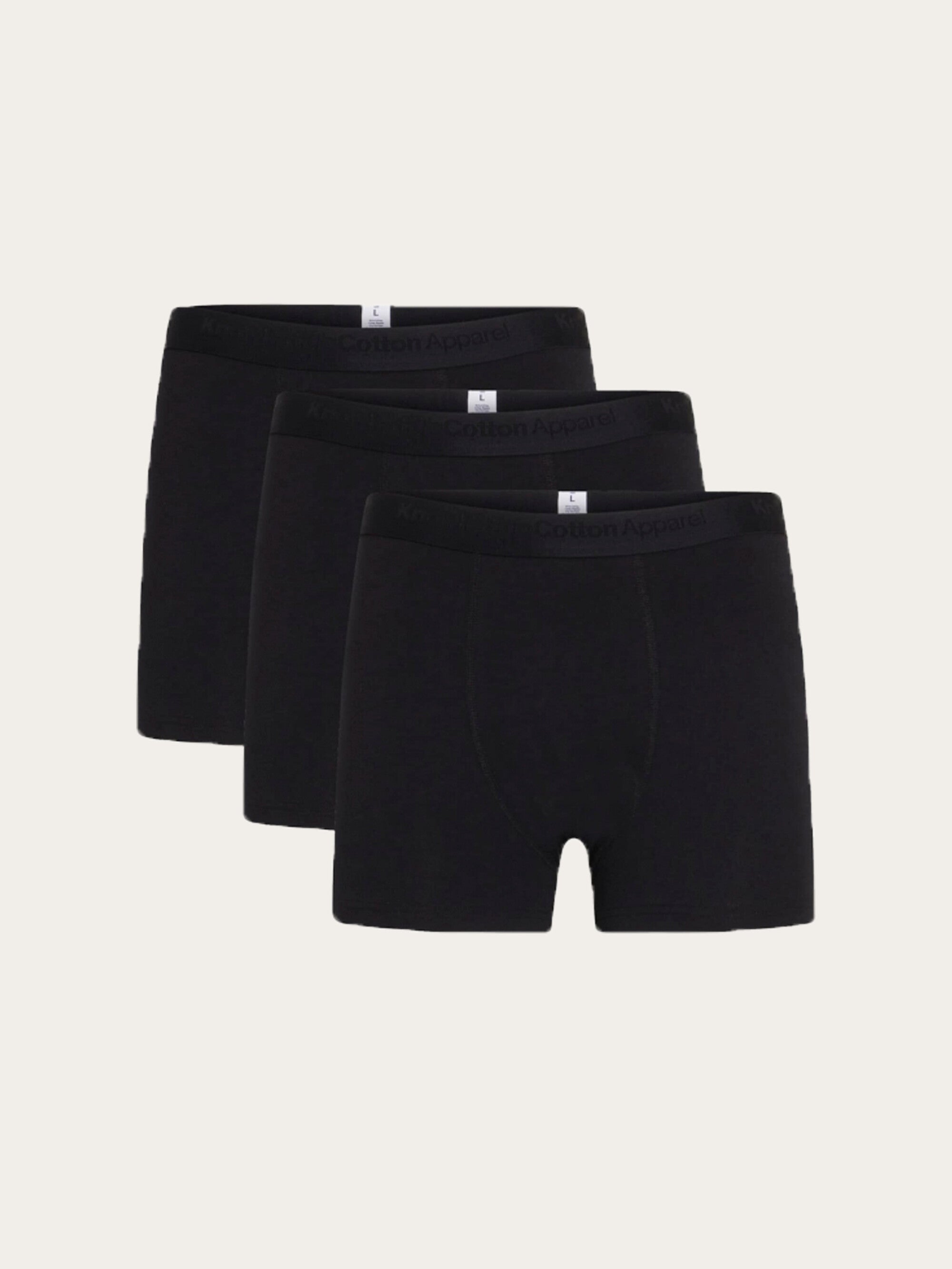 Buy 3-pack underwear - Black Jet - from KnowledgeCotton Apparel®