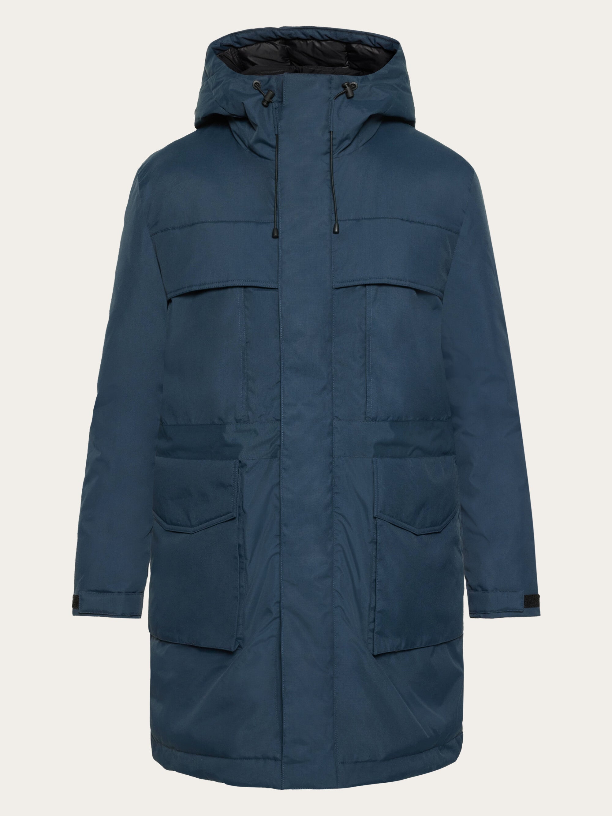 ケケ　GADID ANONIEM JOULE NAVY APEX_CANVAS_long_padded_coat-