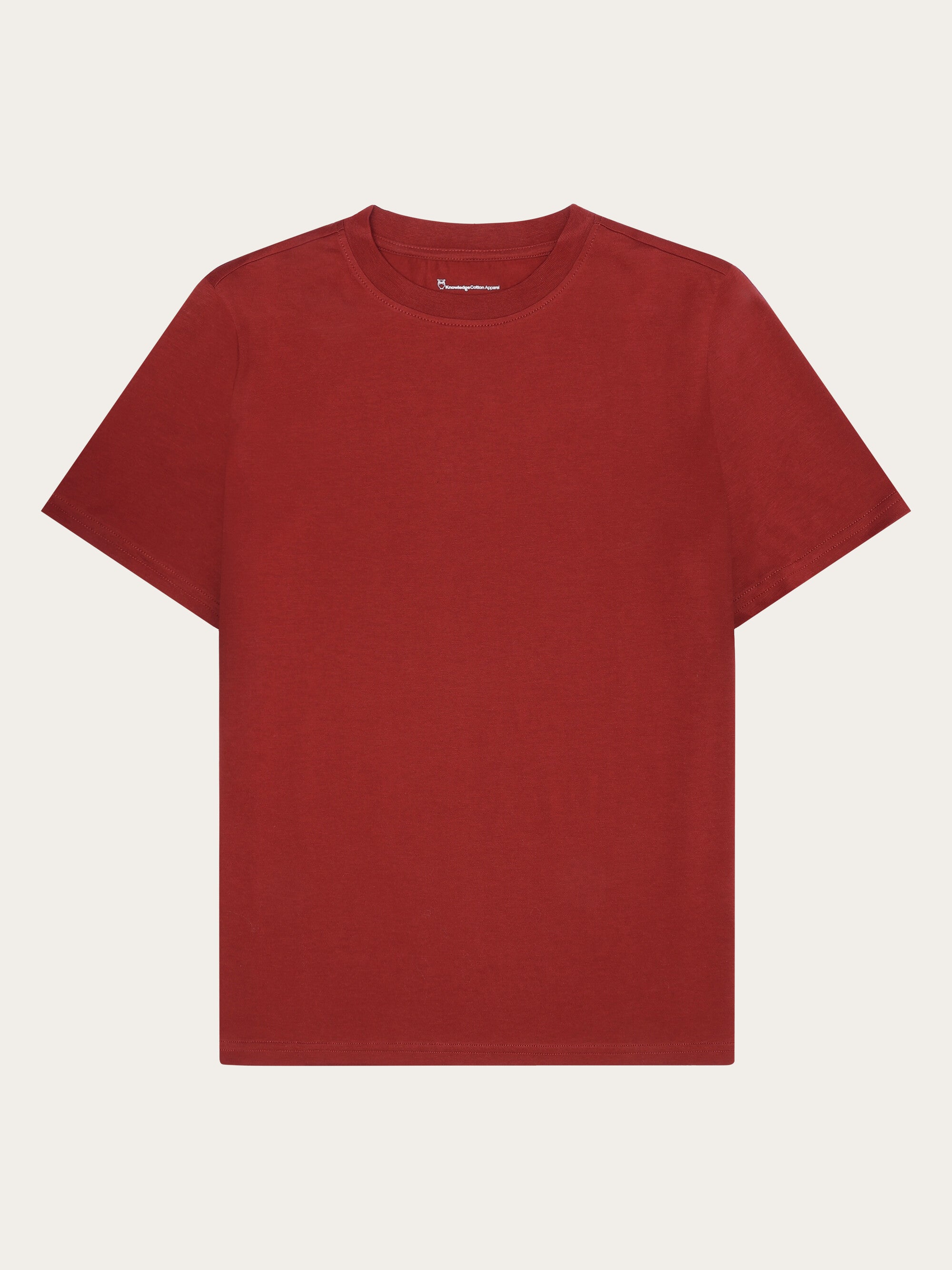 Pima t-shirt Fired Brick