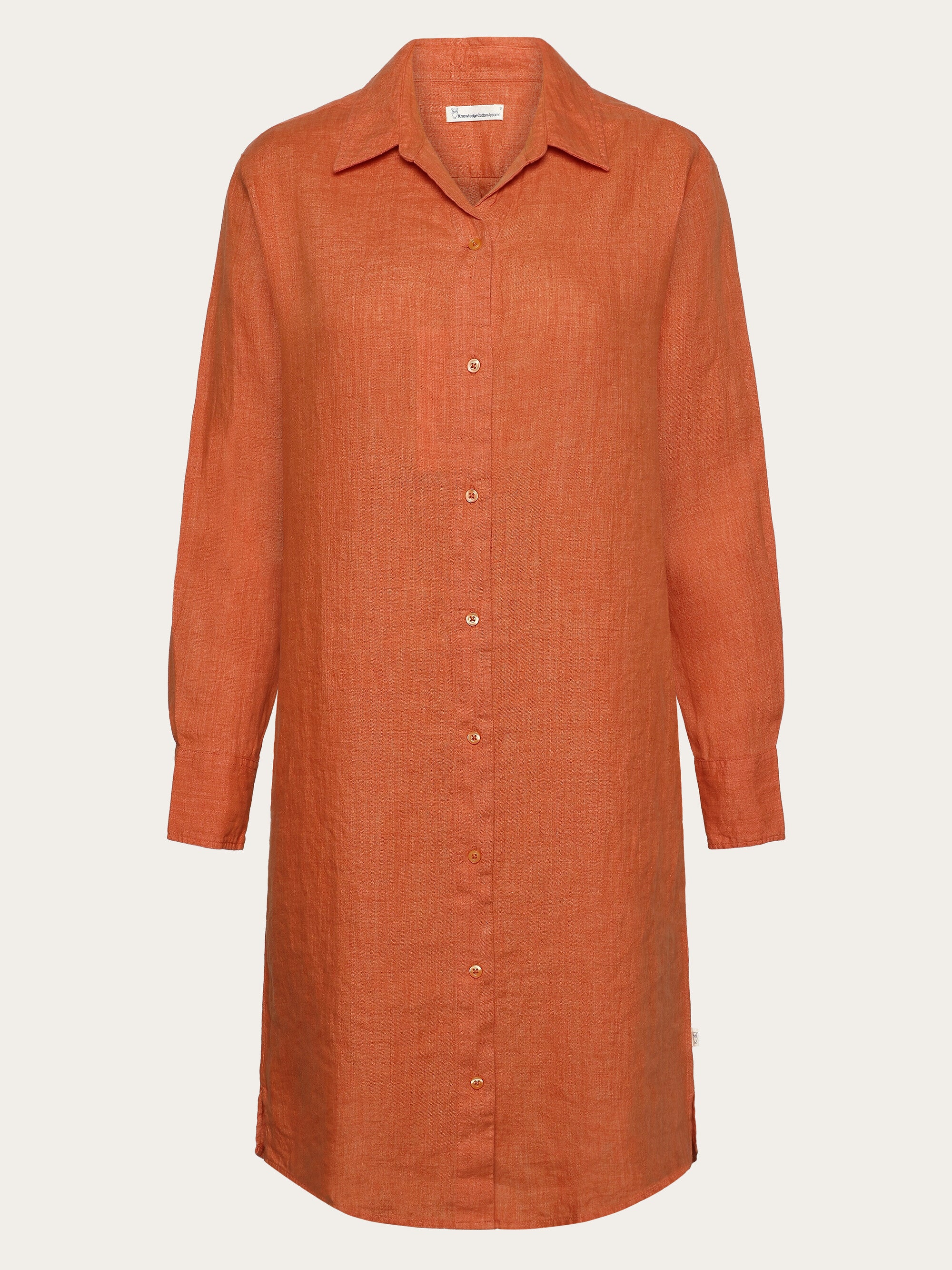 KnowledgeCotton Apparel Women's Classic Linen Dress