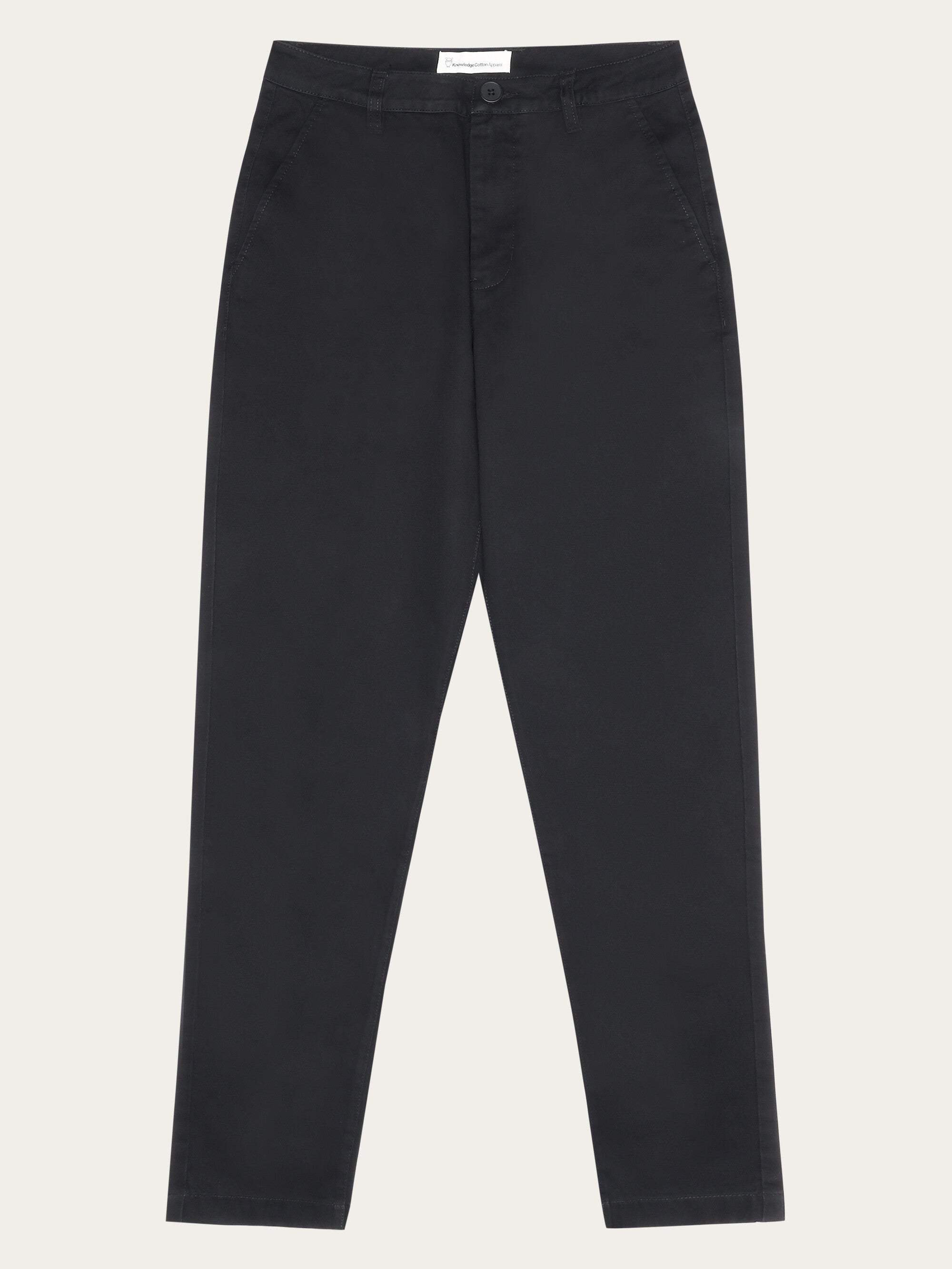 IRIS mom mid-rise twill chino - GOTS/Vegan - Black Jet