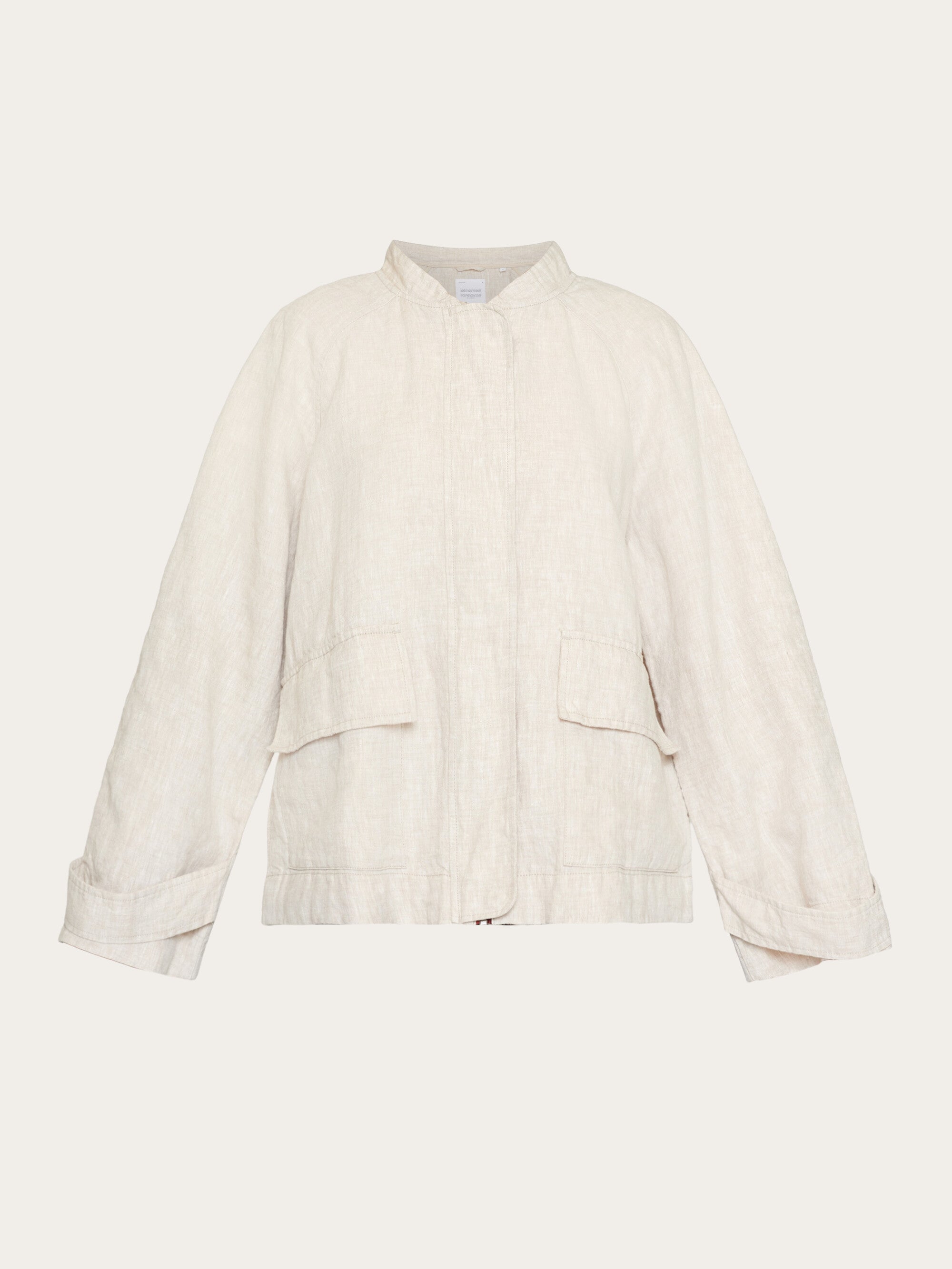 Veritecoeur　Linen Jacket　natural　きなり LIMITED EDITION COTTON-LINEN JACKET - Oyster-white | ZARA