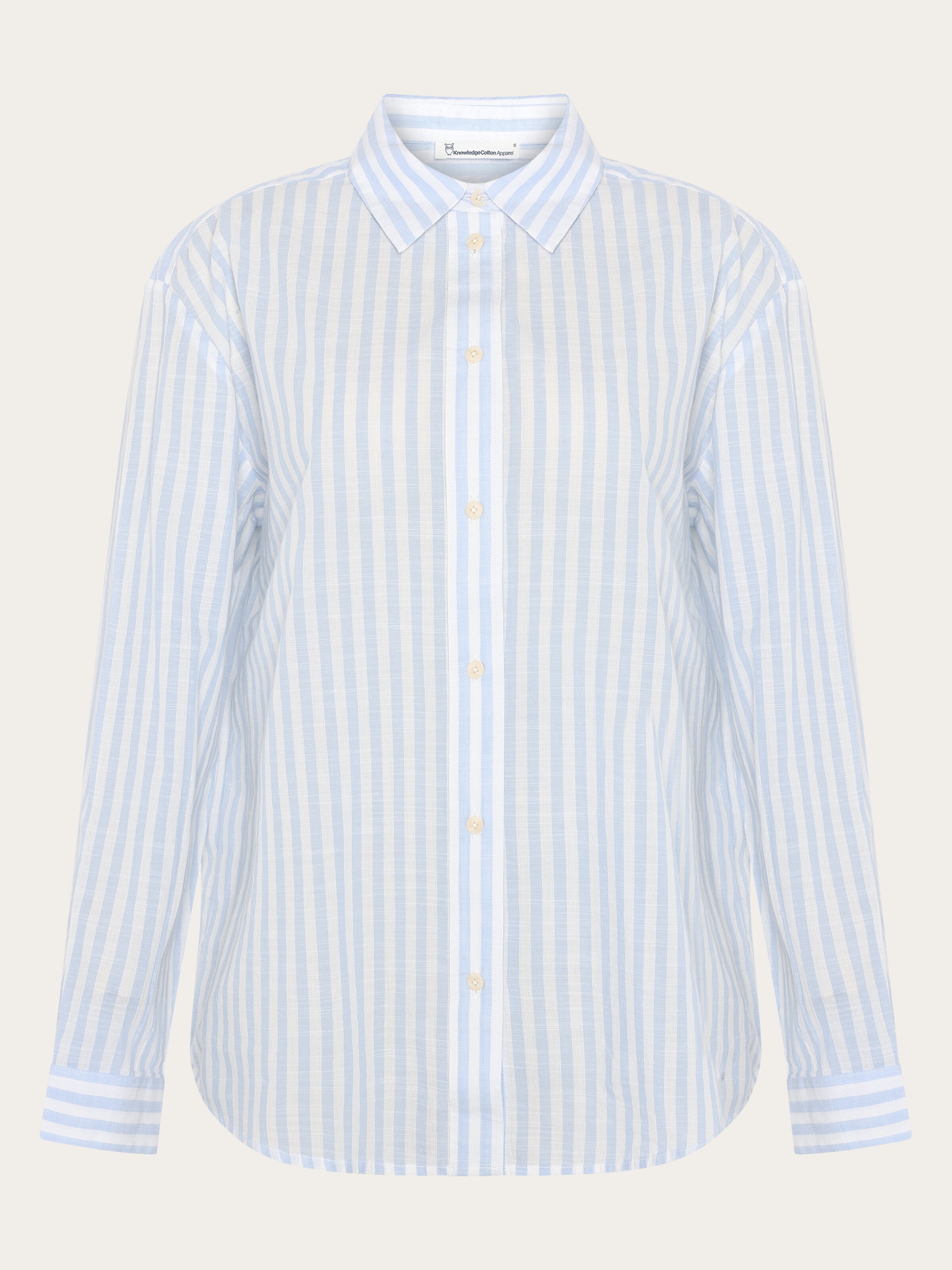 KnowledgeCotton Apparel Women's Loose Stripe Shirt