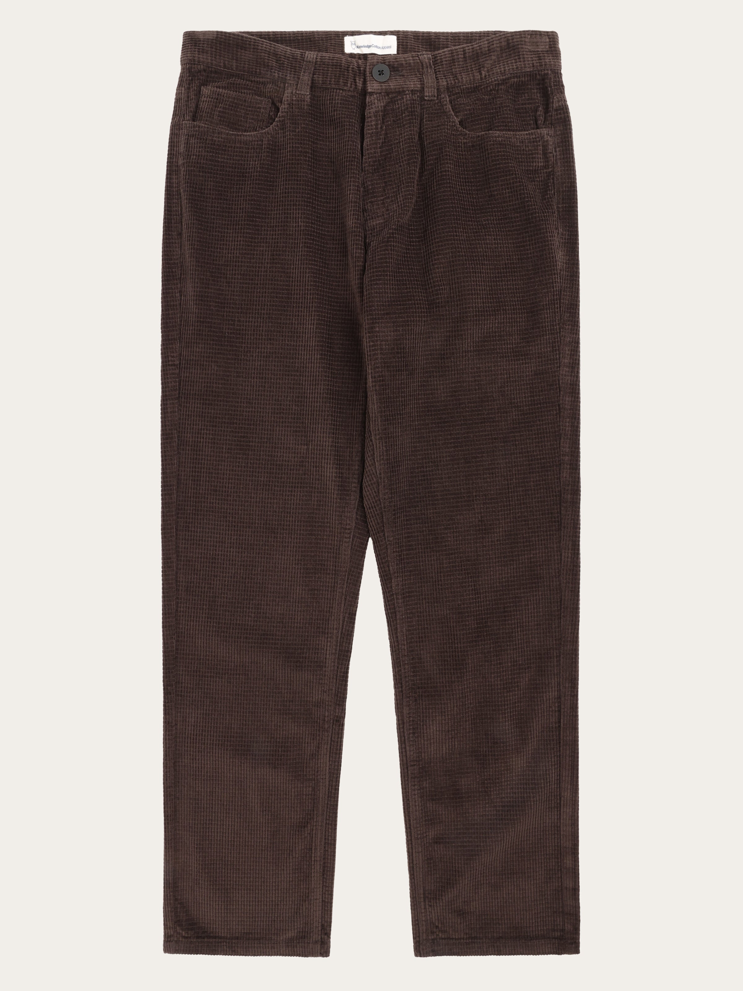 Organic Cotton Chuck 5-pocket Corduroy Pants GOTS - Chocolate Torte