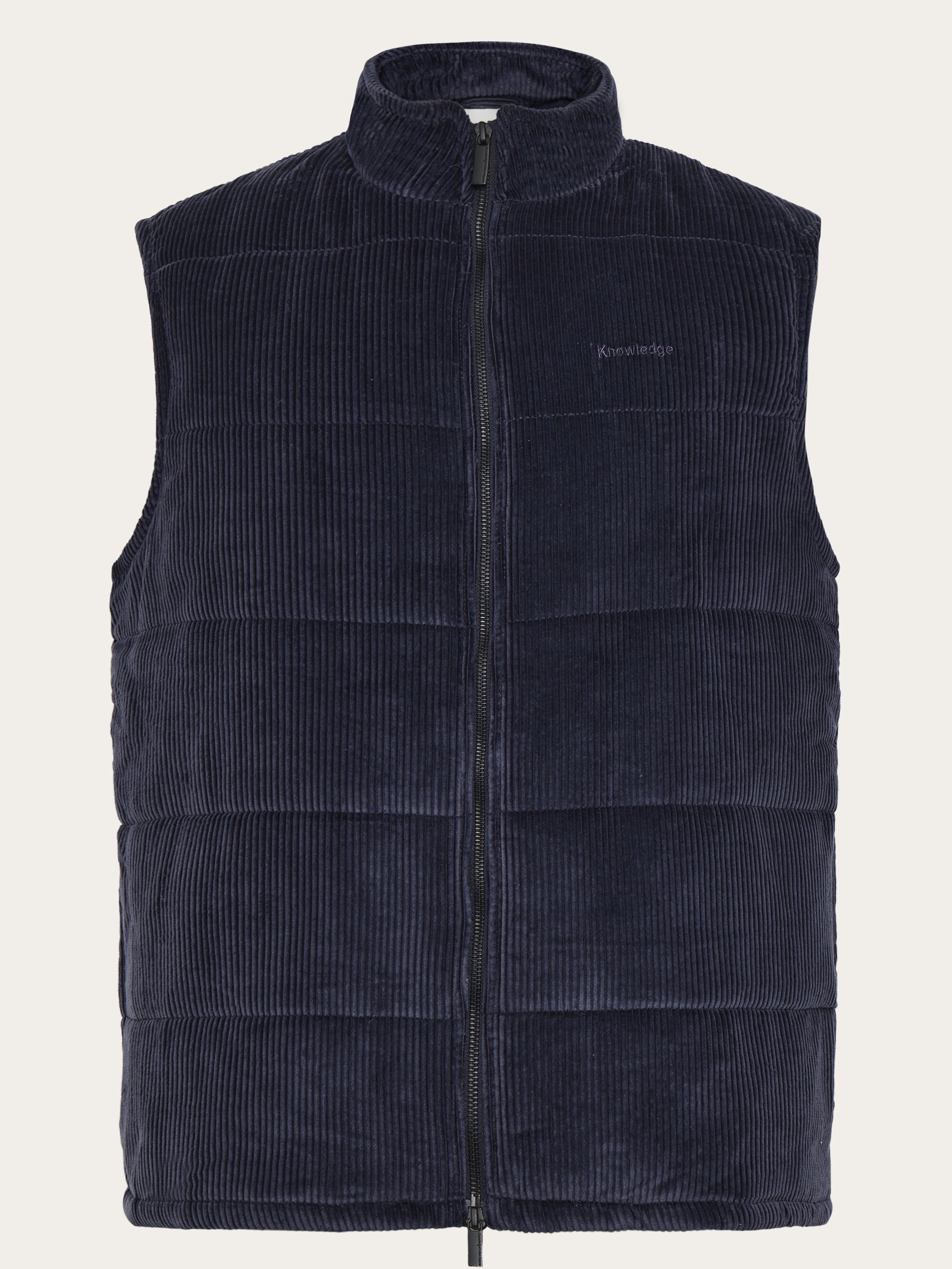 Organic Cotton Corduroy Vest - GRS/Vegan PETA - Night Sky