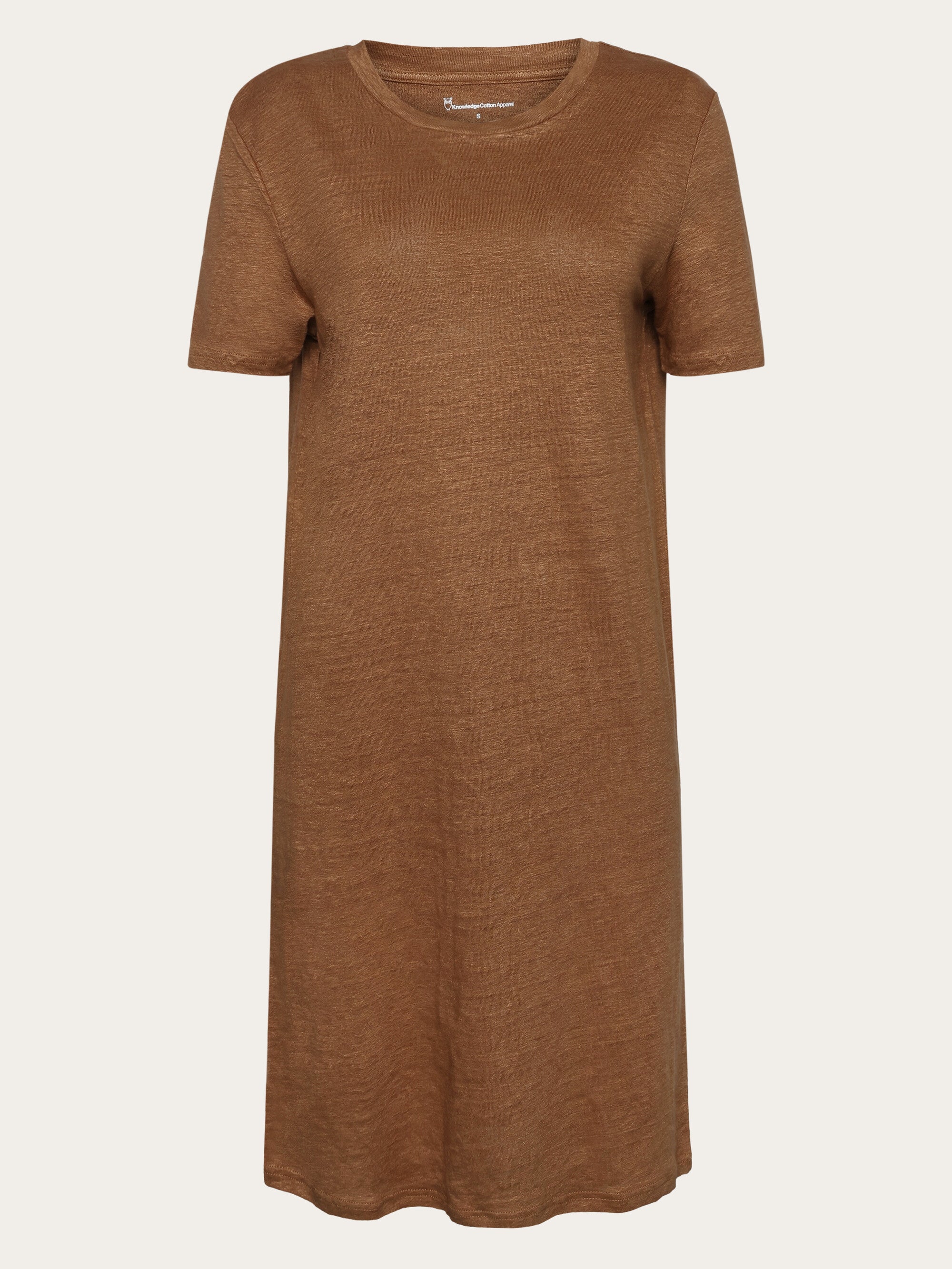 KnowledgeCotton Apparel Women's Linen T-shirt Dress KnowledgeCotton Apparel Women's Linen T-shirt Dress