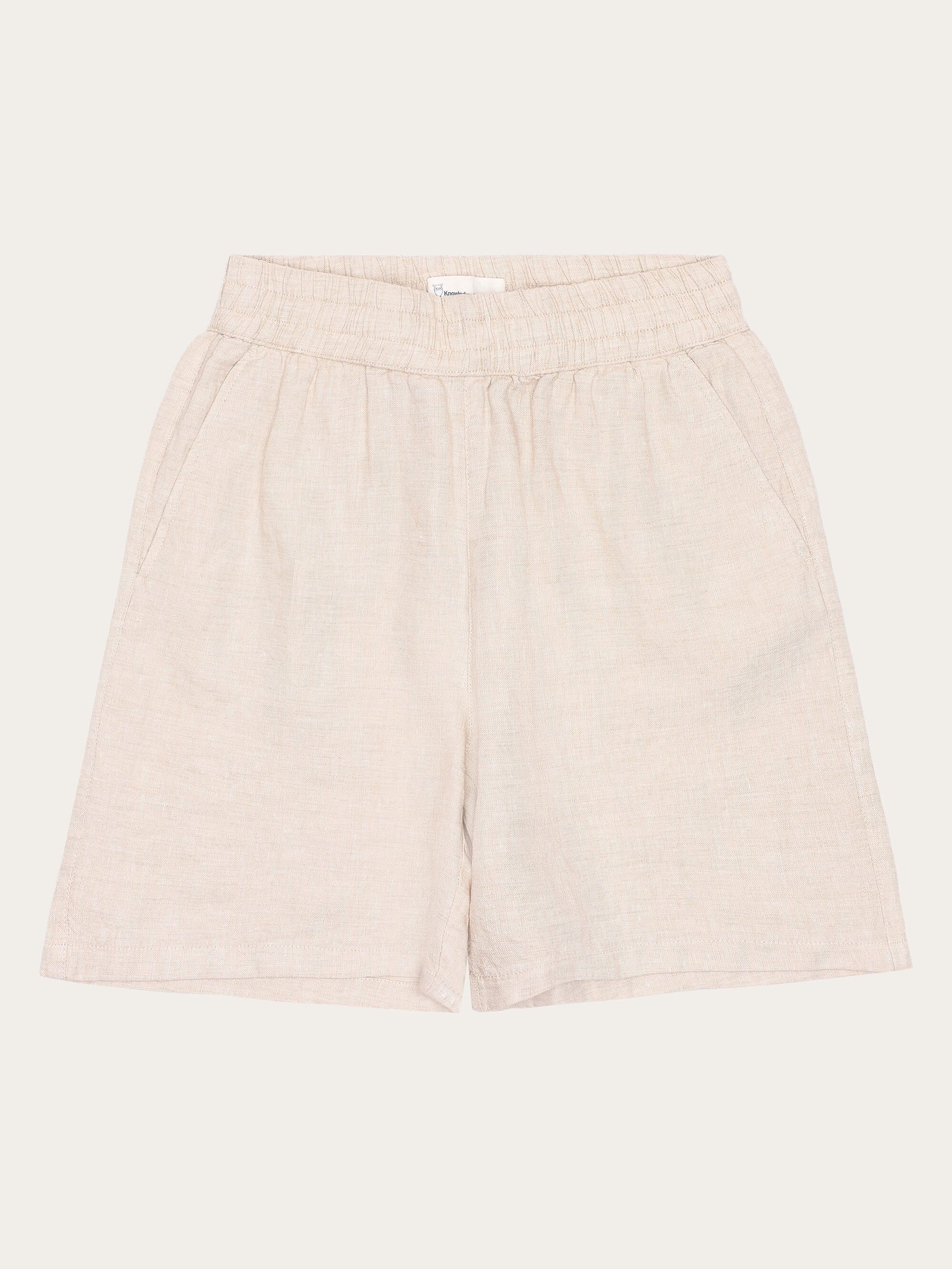 POSEY wide mid-rise linen shorts - GOTS/Vegan - Yarndyed