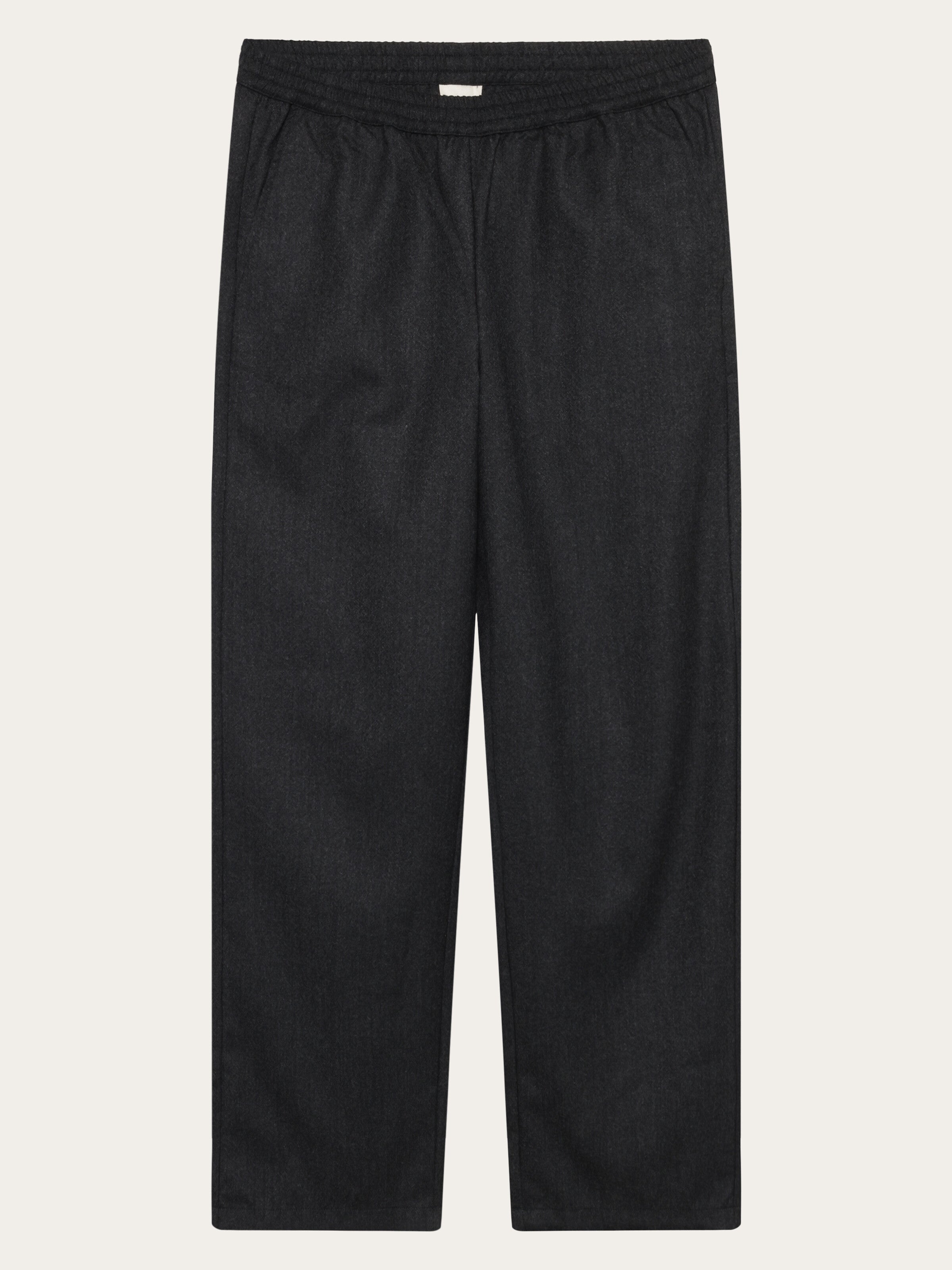 Posey wide wool pants - Dark Grey Melange