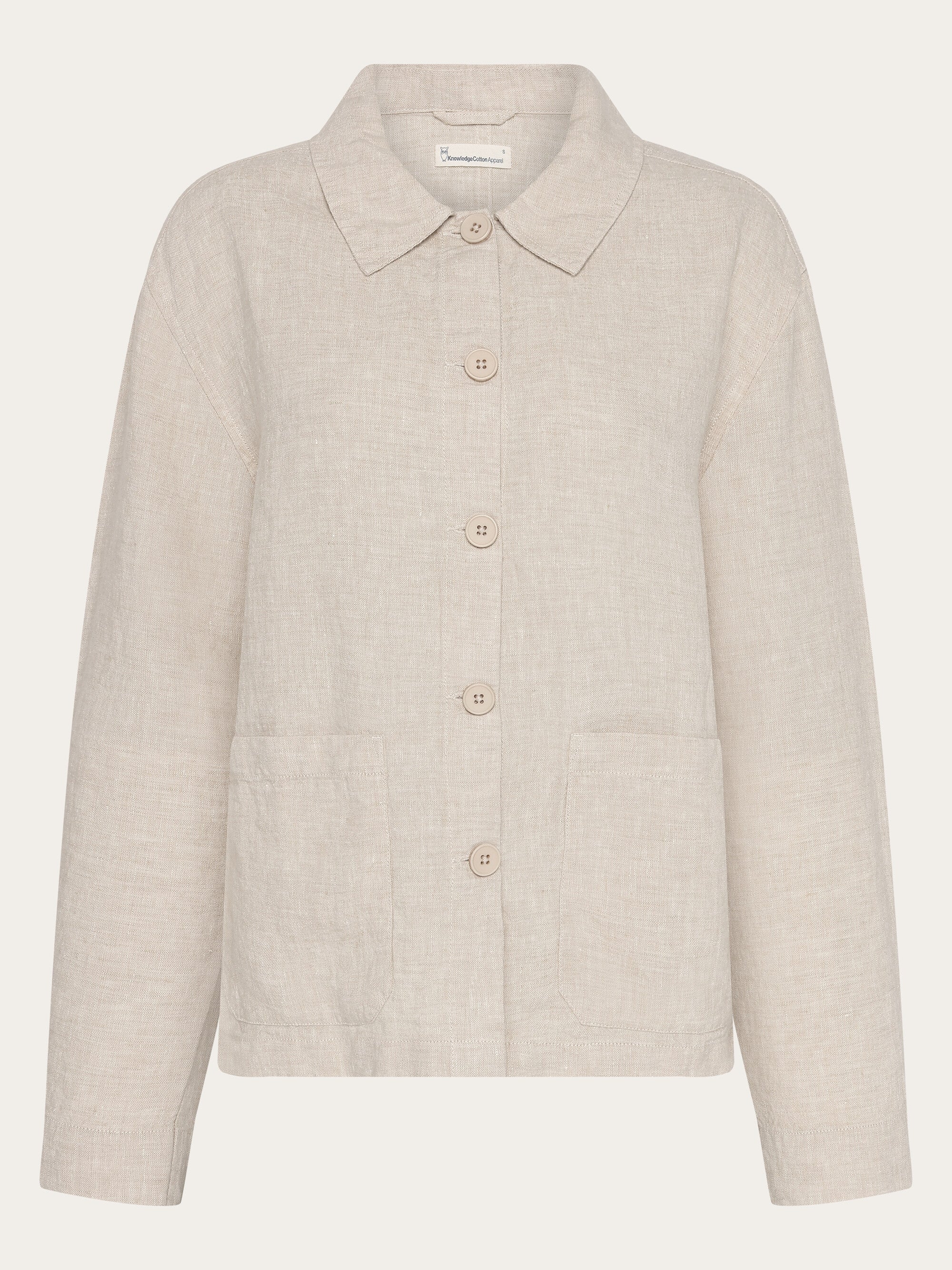 Long sleeve linen t-shirt - GOTS/Vegan - Forrest Night main image 1