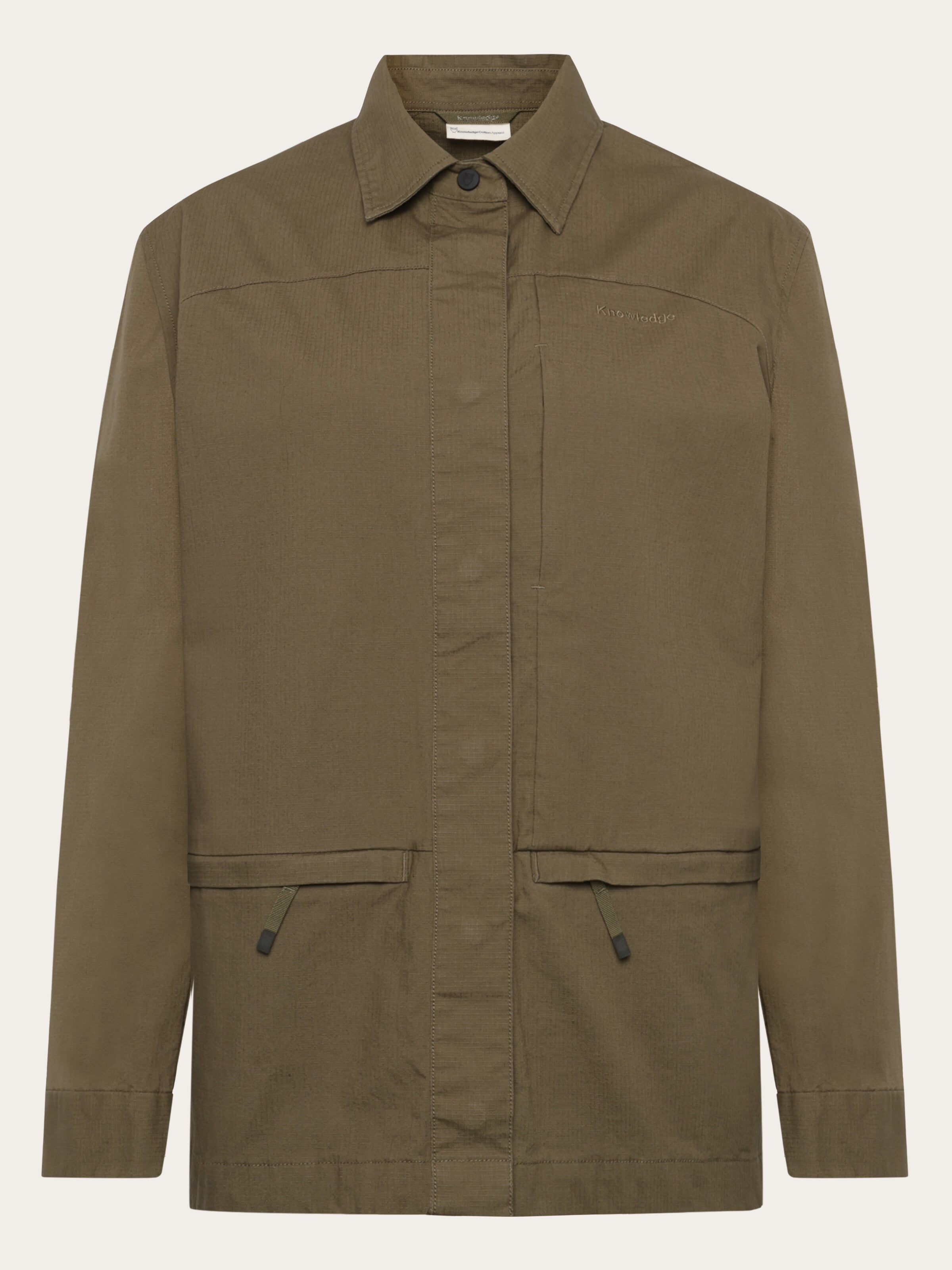 Ripstop overshirt - Burned Olive