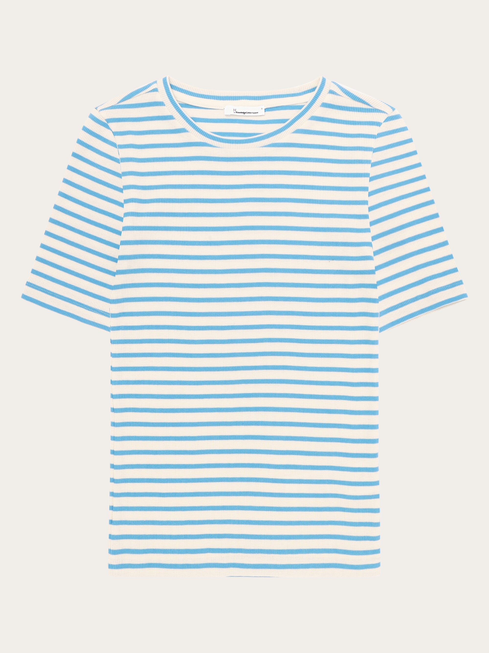 [NOTHING WRITTEN] Striped cotton t-shirt (Blue) ☆送料込☆ Nothing-written