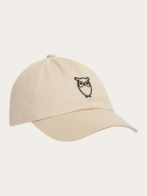 KnowledgeCotton Apparel - MEN Twill baseball cap - GOTS/Vegan Caps 1228 Light feather gray