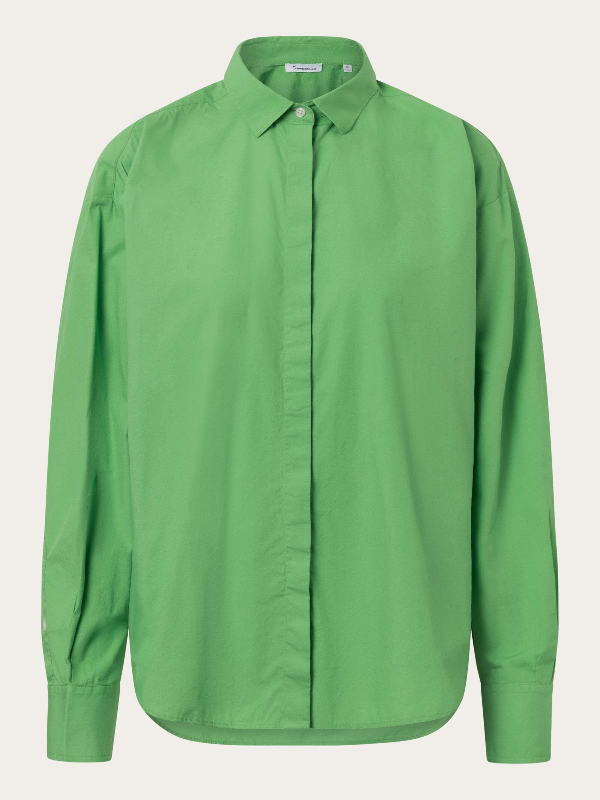 Boxy poplin Shirt - Vibrant Green