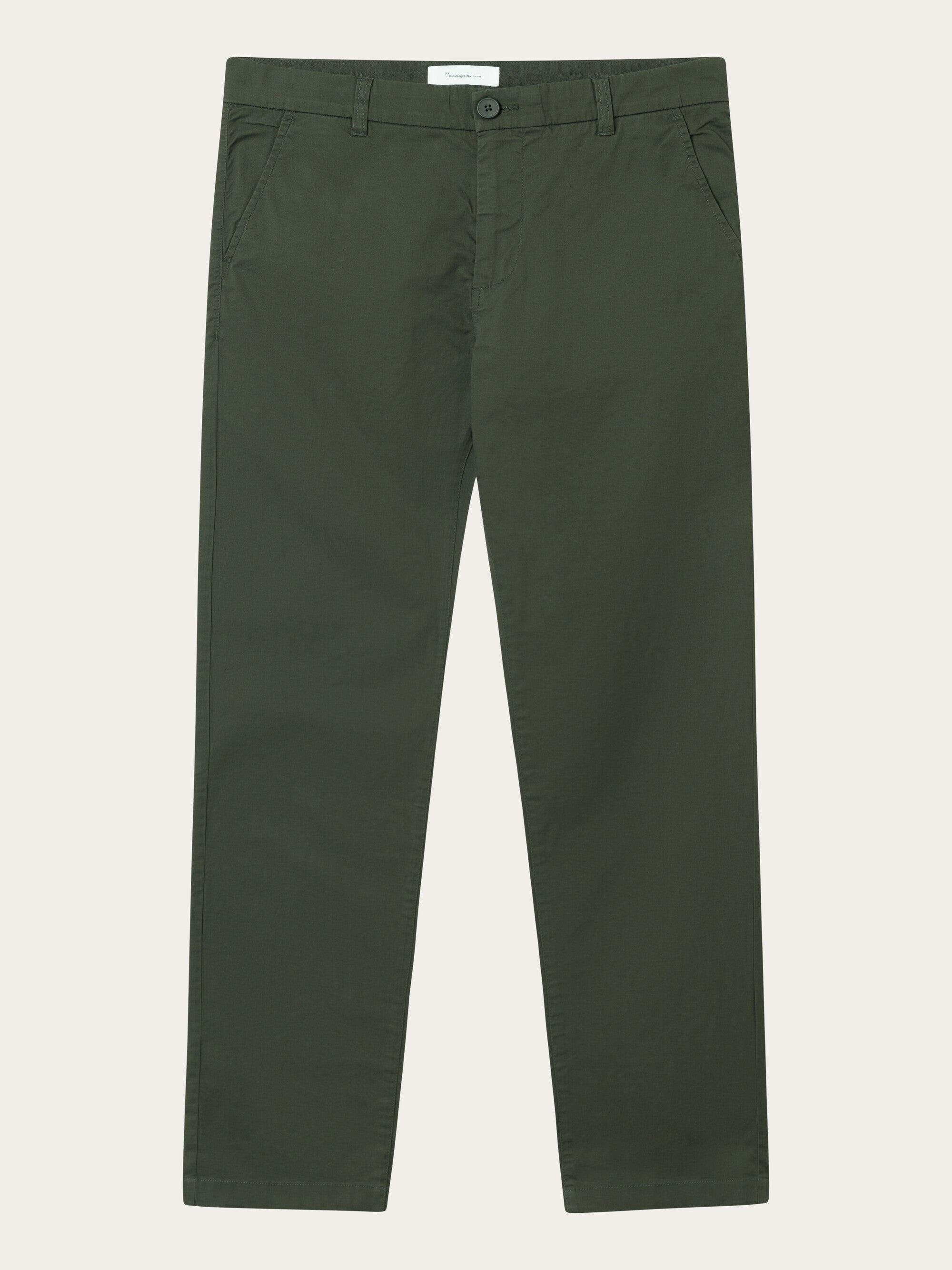 Buy CHUCK regular chino poplin pant - Forrest Night - from KnowledgeCotton  Apparel®