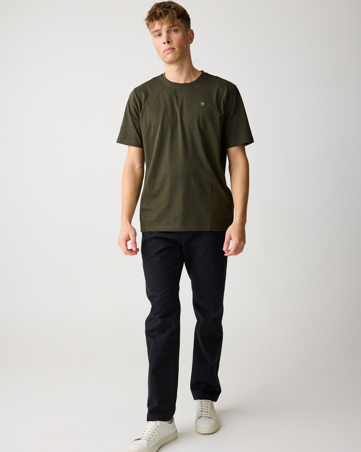 CHUCK regular twill chino pants - Black Jet