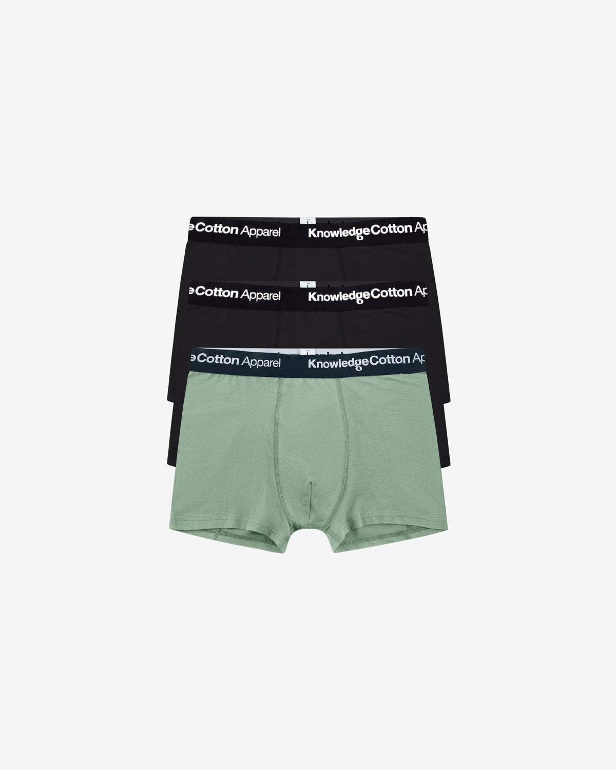 KnowledgeCotton Apparel - MEN 3-pack underwear Underwears 1396 Lily Pad