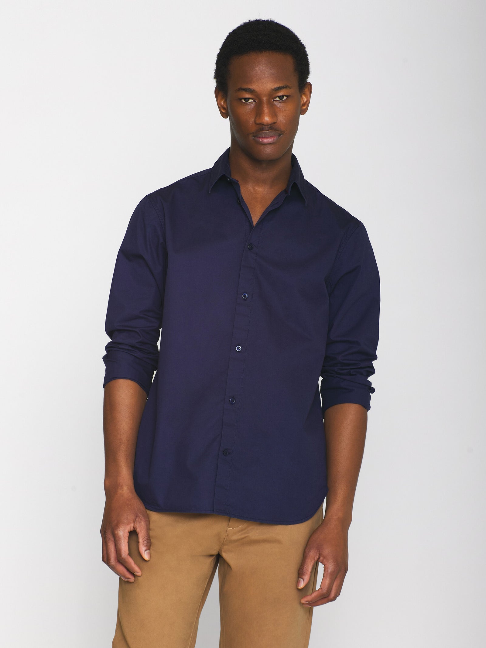 Buy ALF regular crispy cotton shirt - GOTS/Vegan - Total