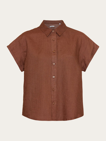 EU short sleeve pattern shirt トップス