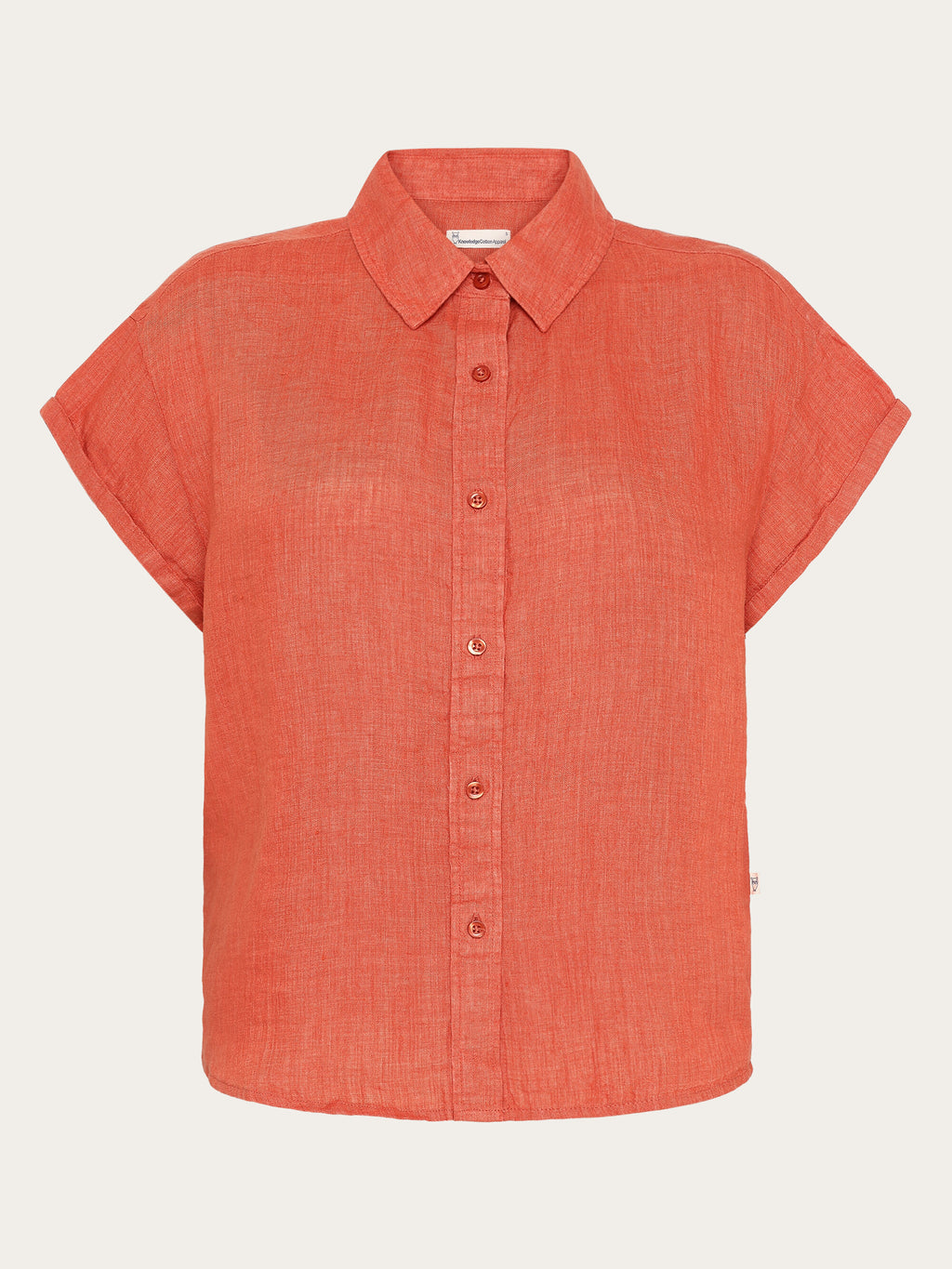ASTER fold up short sleeve linen shirt - Langoustino