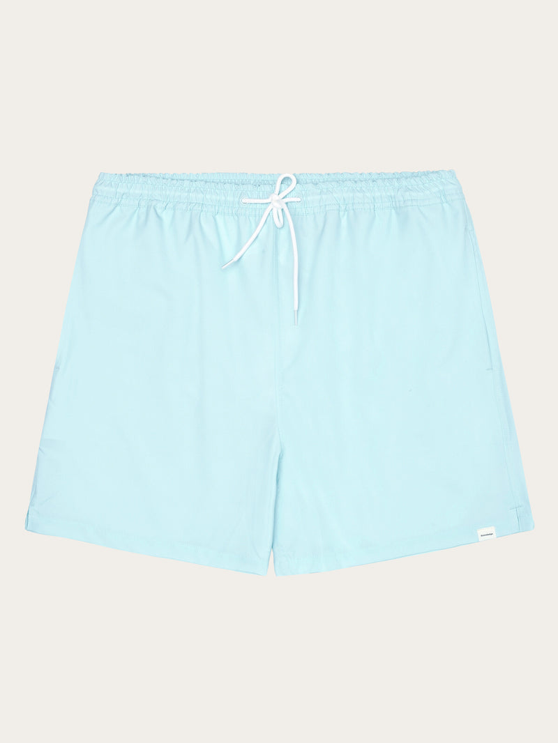 KnowledgeCotton Apparel - MEN BAY stretch swimshorts Swimshorts 1480 Aqua-Esque