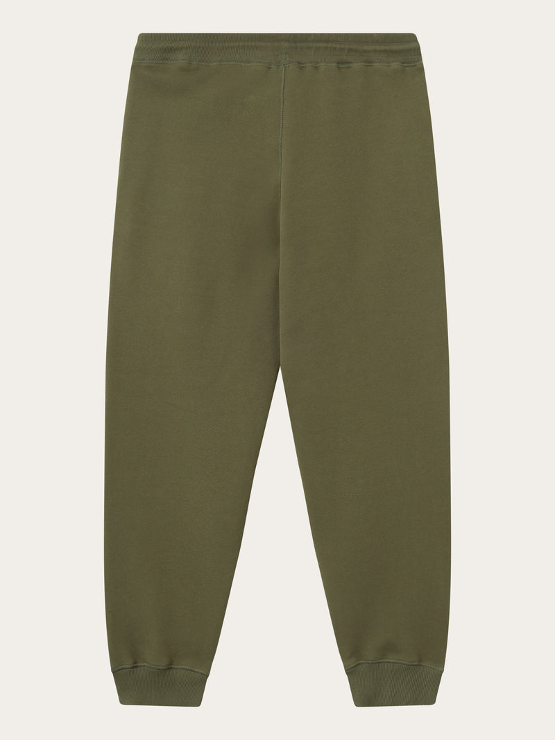 KnowledgeCotton Apparel - MEN BIRCH hybrid sweat pants Pants 1100 Dark Olive