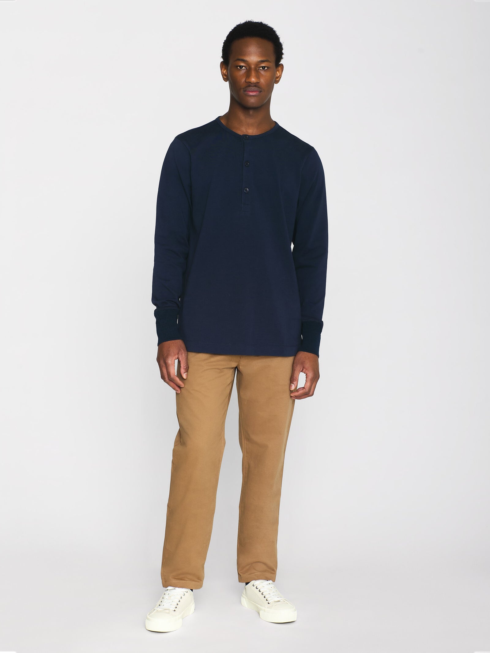 Buy BO long sleeve henley - Regenerative Organic Certified