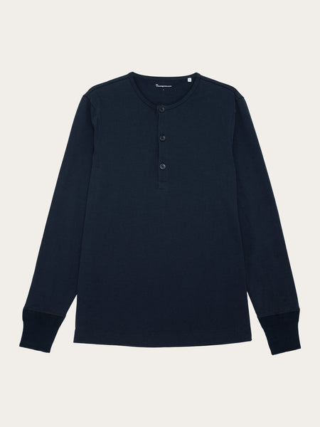 新品 enof イナフ long sleeve cord shirt ネイビー サイズ1