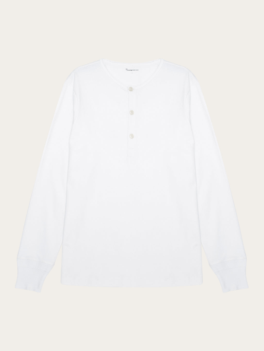 ★COOR★ Linen Wool Blend Long Sleeve Henley Oatmeal CXF2KT0 Slim_long_sleeve_henley_-