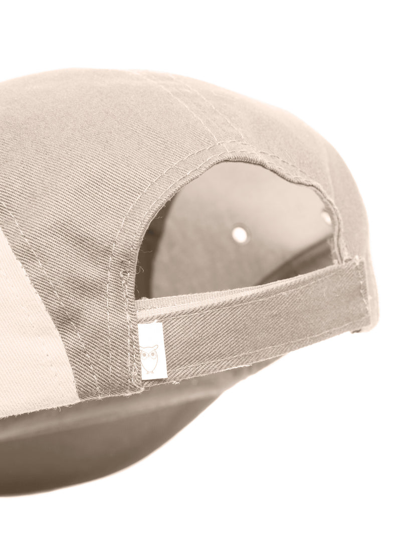 KnowledgeCotton Apparel - UNI Backley cap Caps 1228 Light feather gray