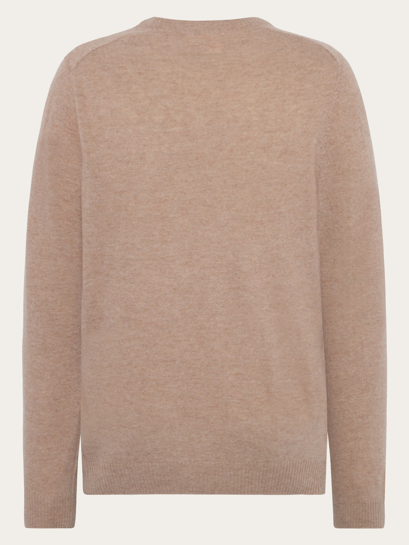 Basic o-neck knit - Kelp melange