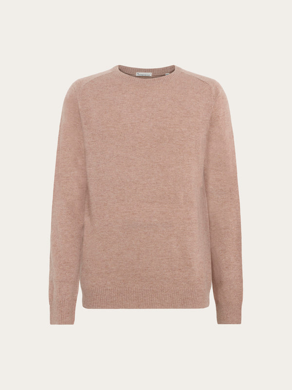 Basic o-neck knit - Kelp melange