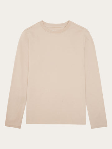 Basic pima cotton long sleeve t-shirt - GOTS/Vegan - Light