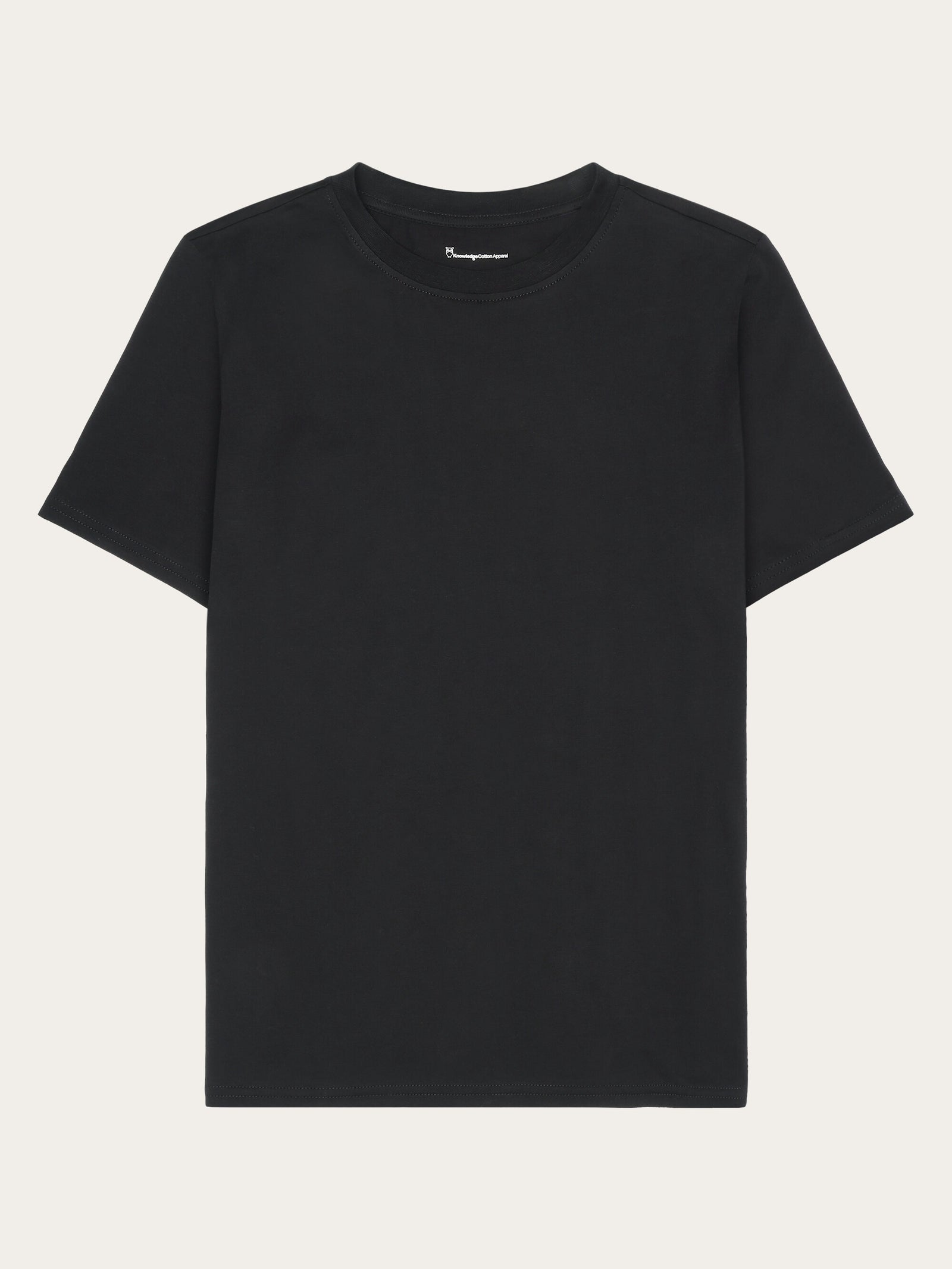Basic pima cotton t-shirt - GOTS/Vegan - Black Jet