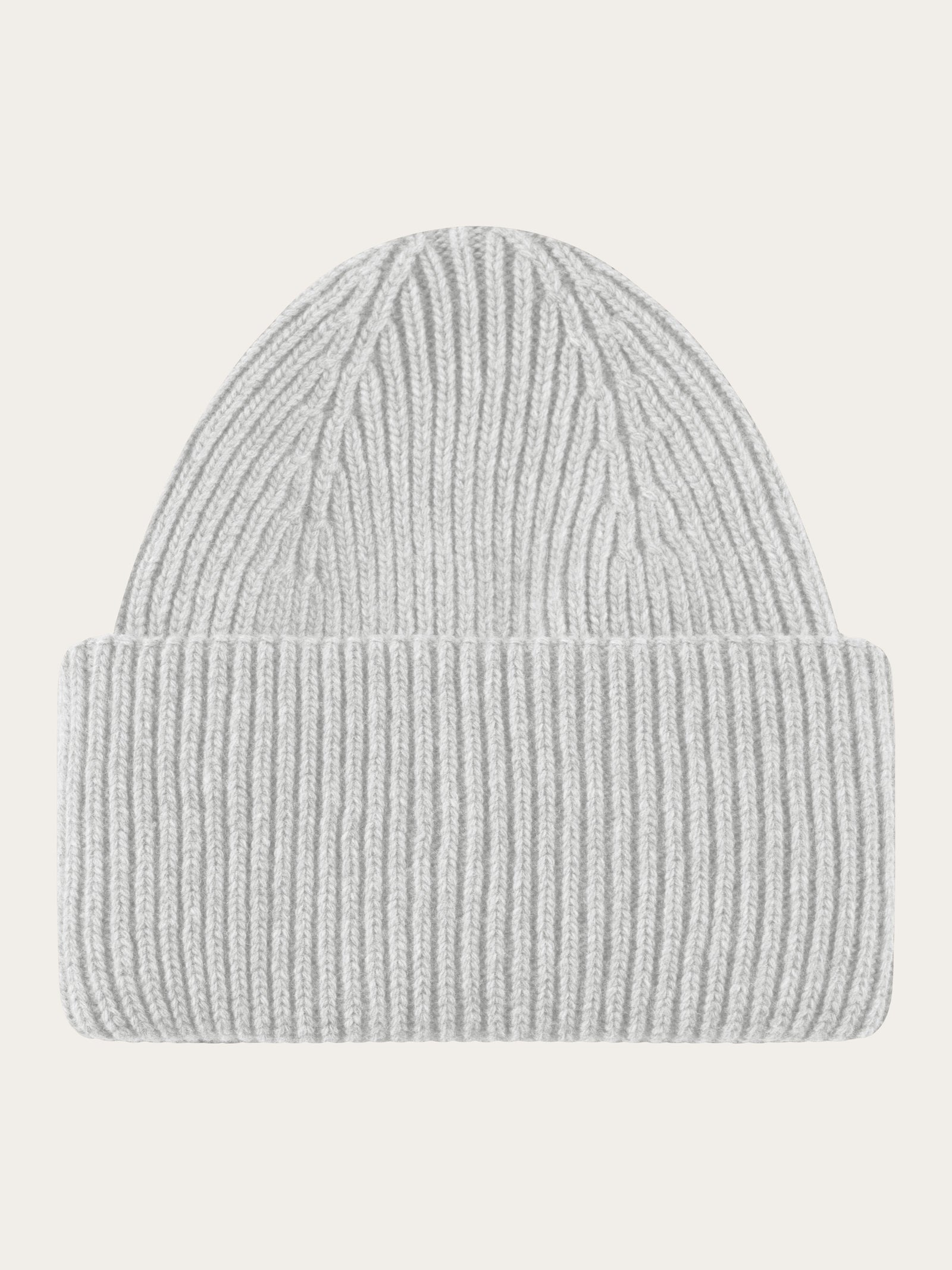 Big rib beanie - Grey Melange – KnowledgeCotton Apparel Europe