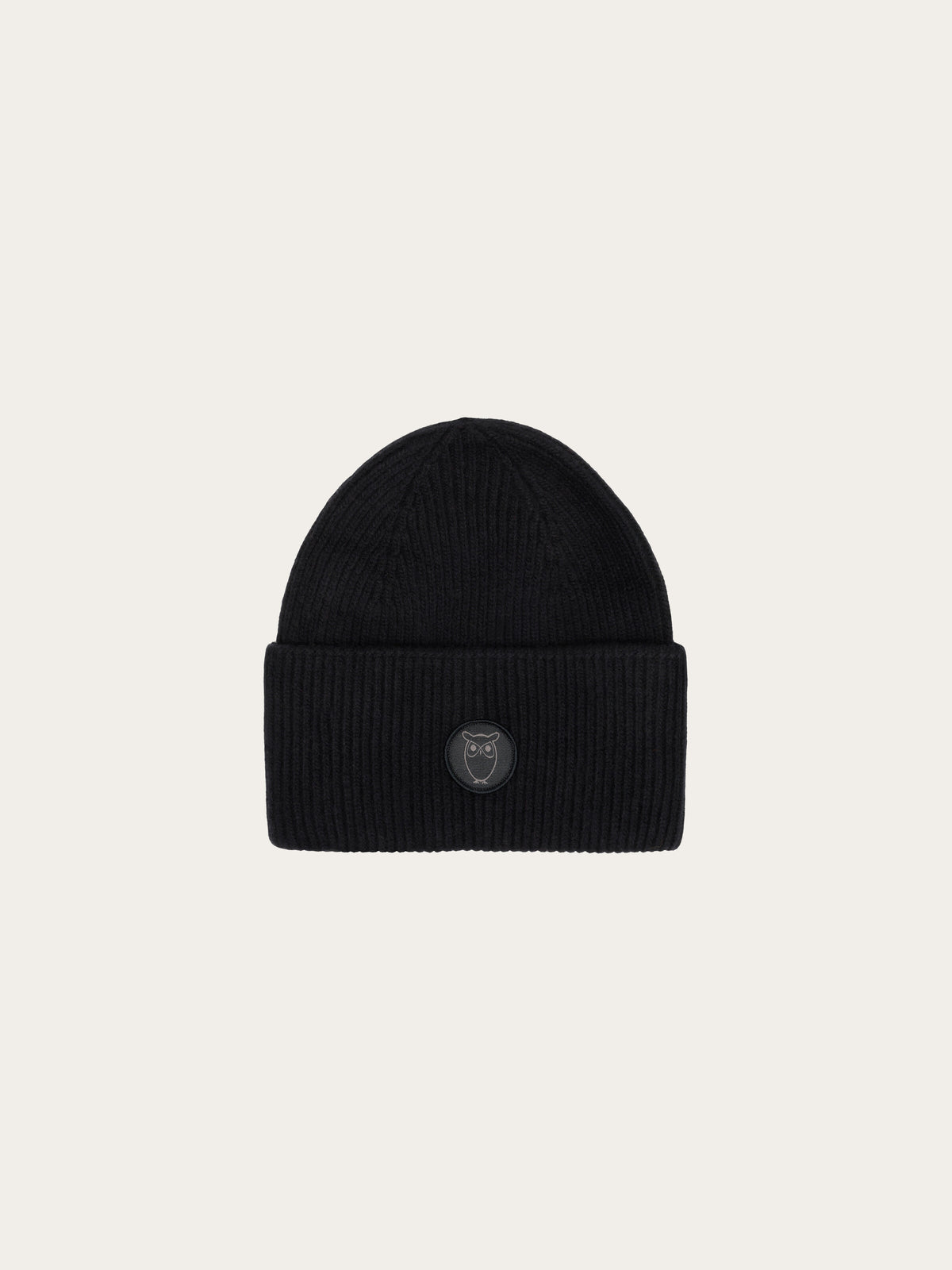 everyone cotton rib beanie 新品 ブラック Big rib beanie - Total Eclipse