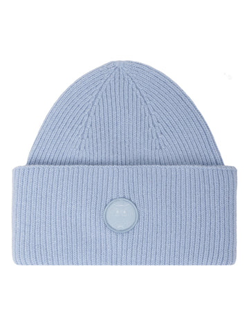 KnowledgeCotton Apparel - UNI Big rib beanie Hats 1322 Asley Blue