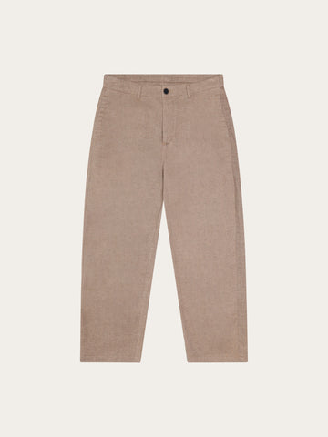 KnowledgeCotton Apparel - WMN Bloom barrel flannel pants Pants 1499 Lion