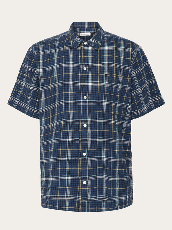 box dress shirts Pinpoint Box Check Blue Non-iron Dress Shirt | Cotton Shirts