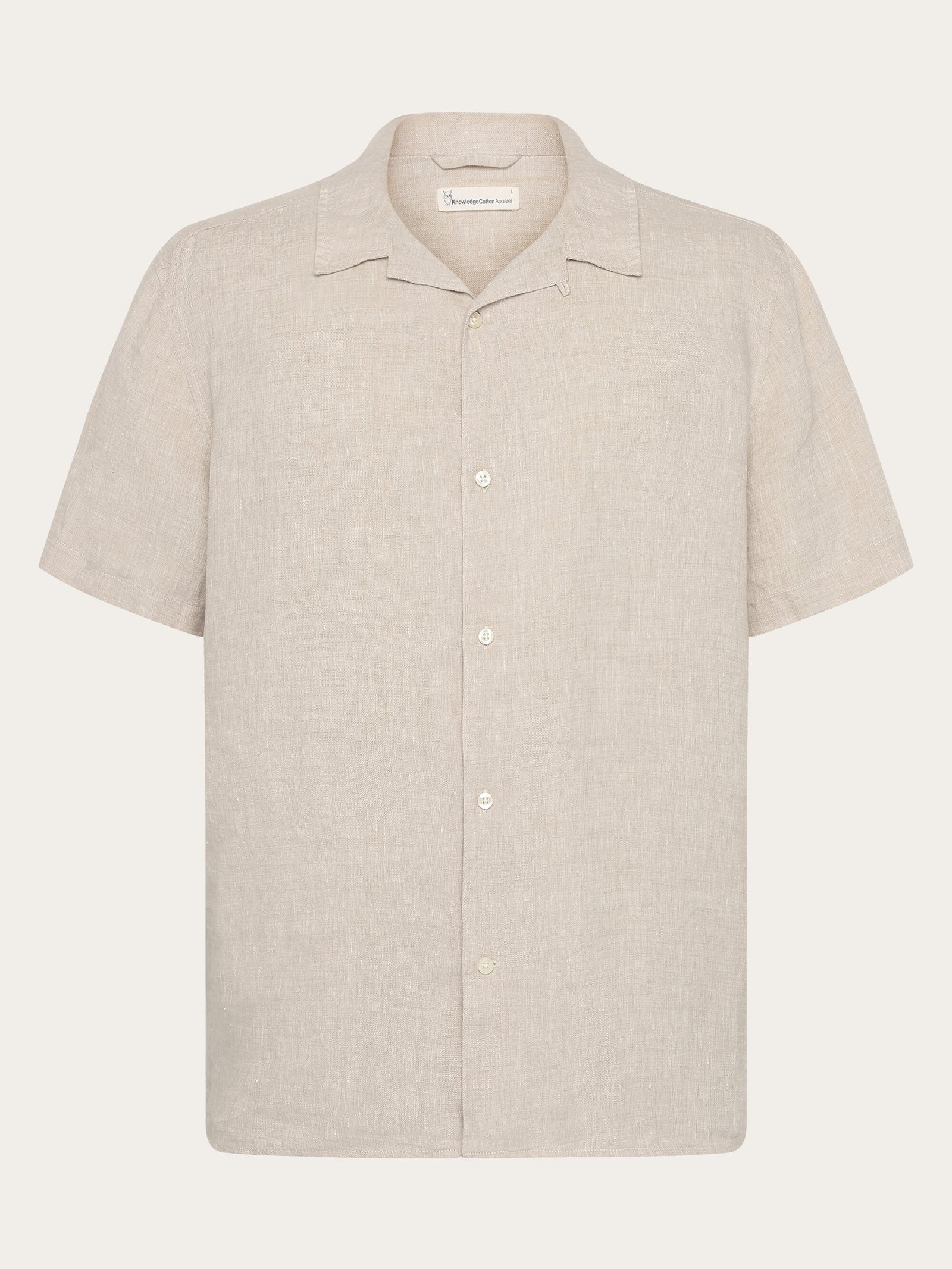 【返品?交換対象商品】 Box_fit_short_sleeved_linen_sh トップス