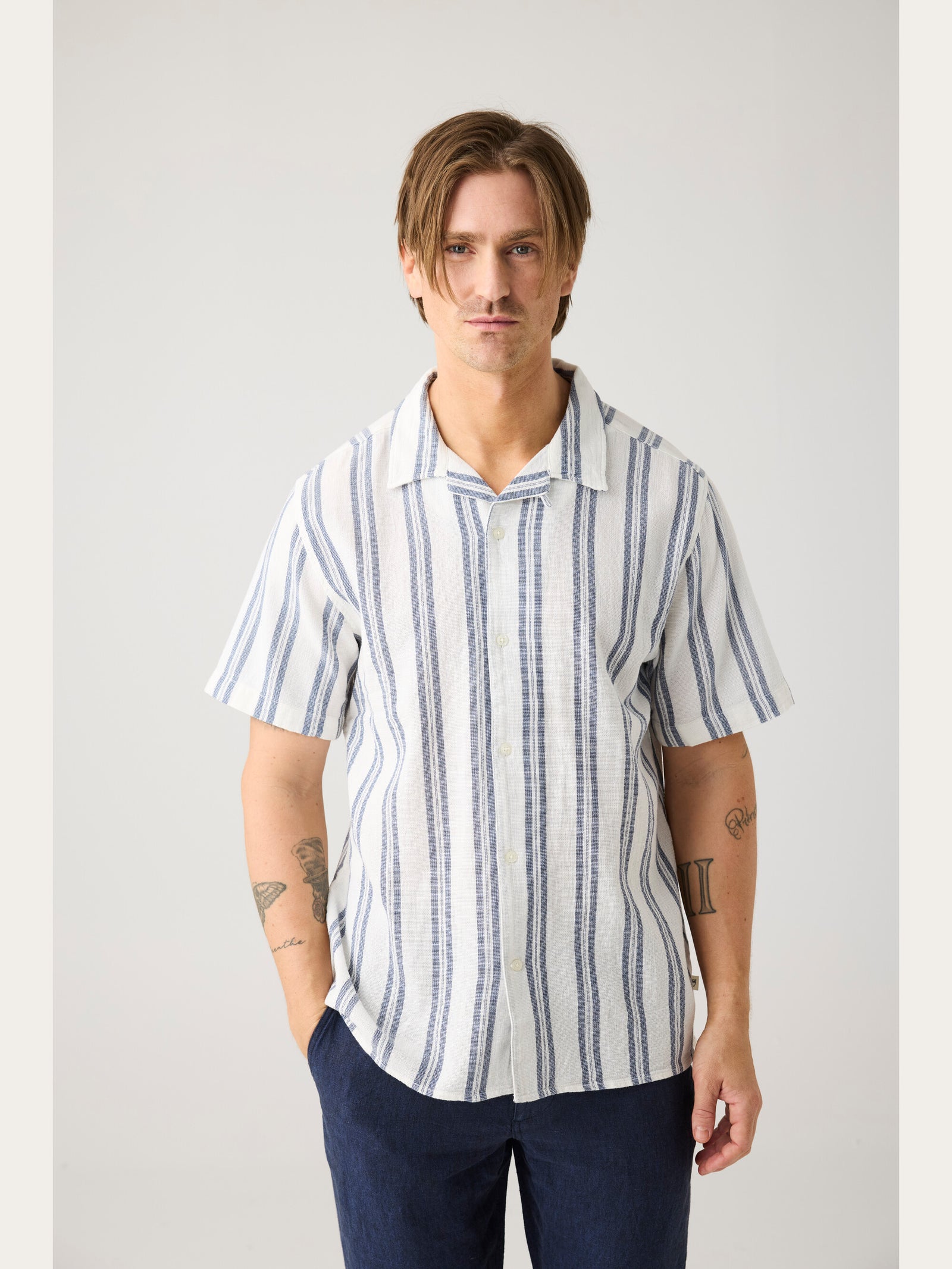 トップス Patagonia Striped Short Sleeve Shirt Patagonia Blue Striped Shirt Short Sleeve Button Down Beachy