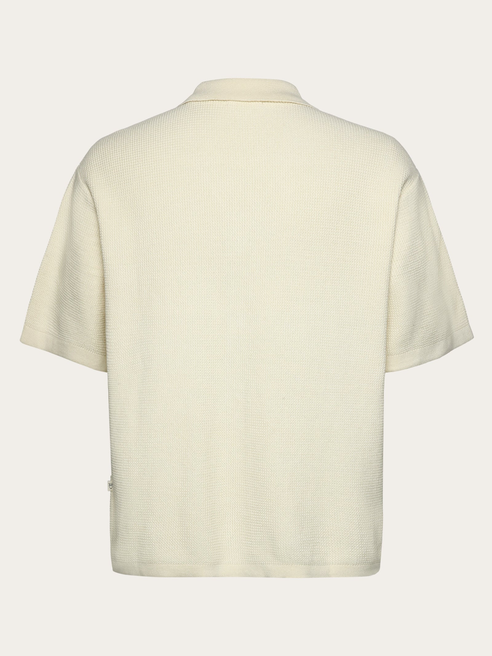 【SCENERITY】Bio Collar Short Sleeve Knit Knit Fabric Knit Collar Stripe Short Sleeve Top For School