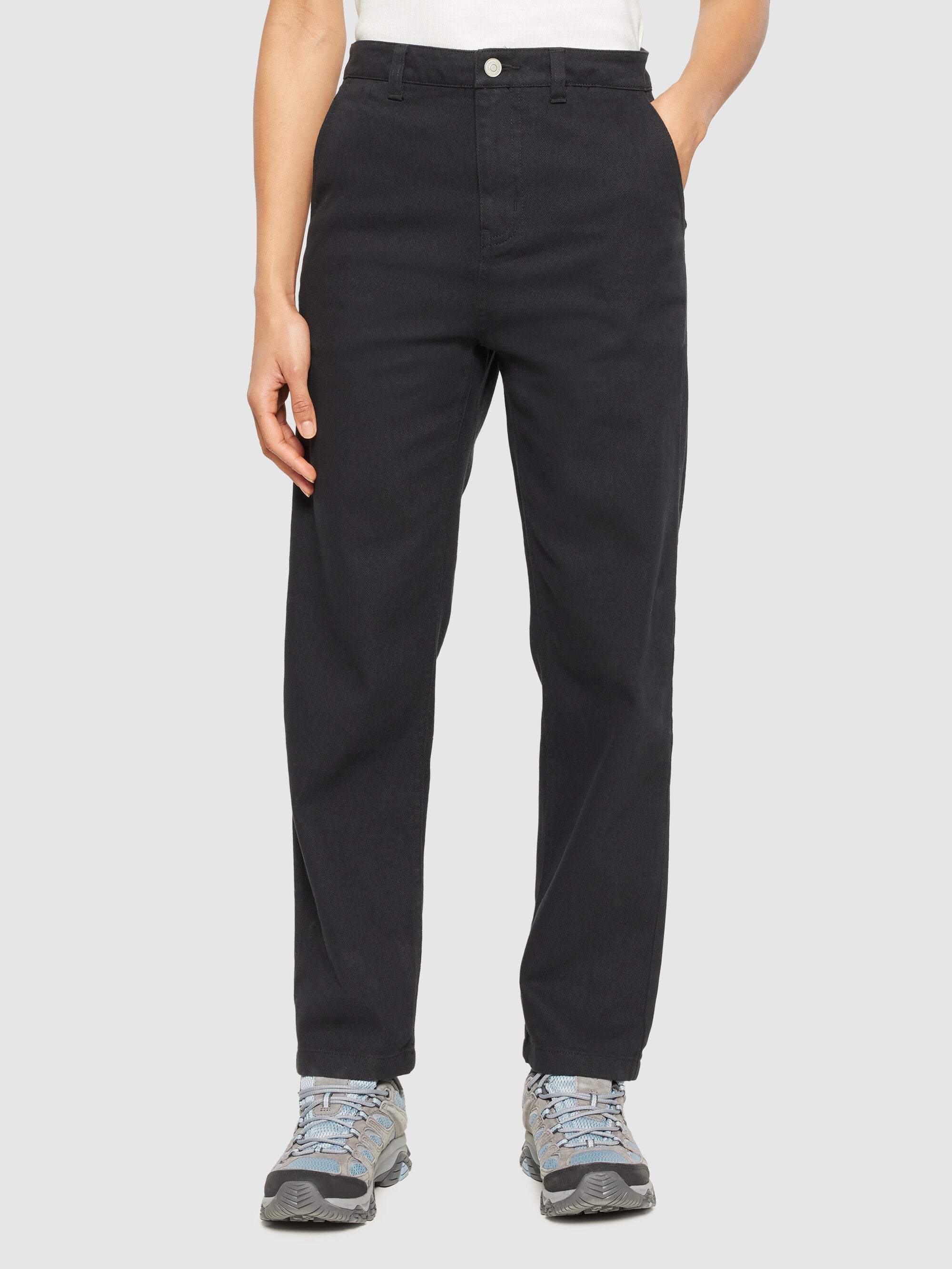 CALLA tapered canvas pant - Star White