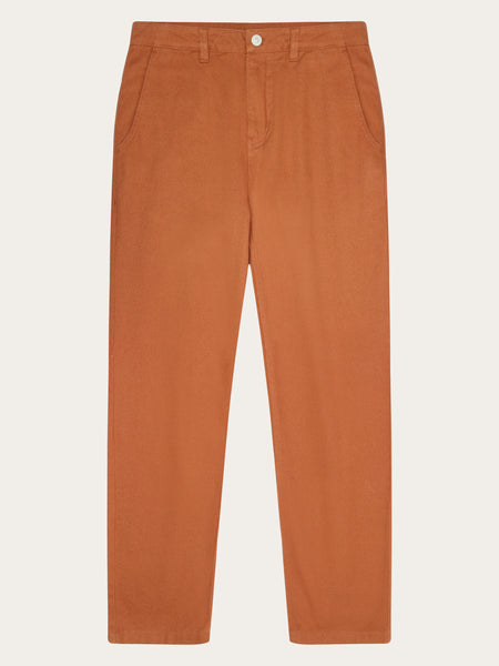 CALLA tapered mid-rise twill workwear pants - GOTS/Vegan