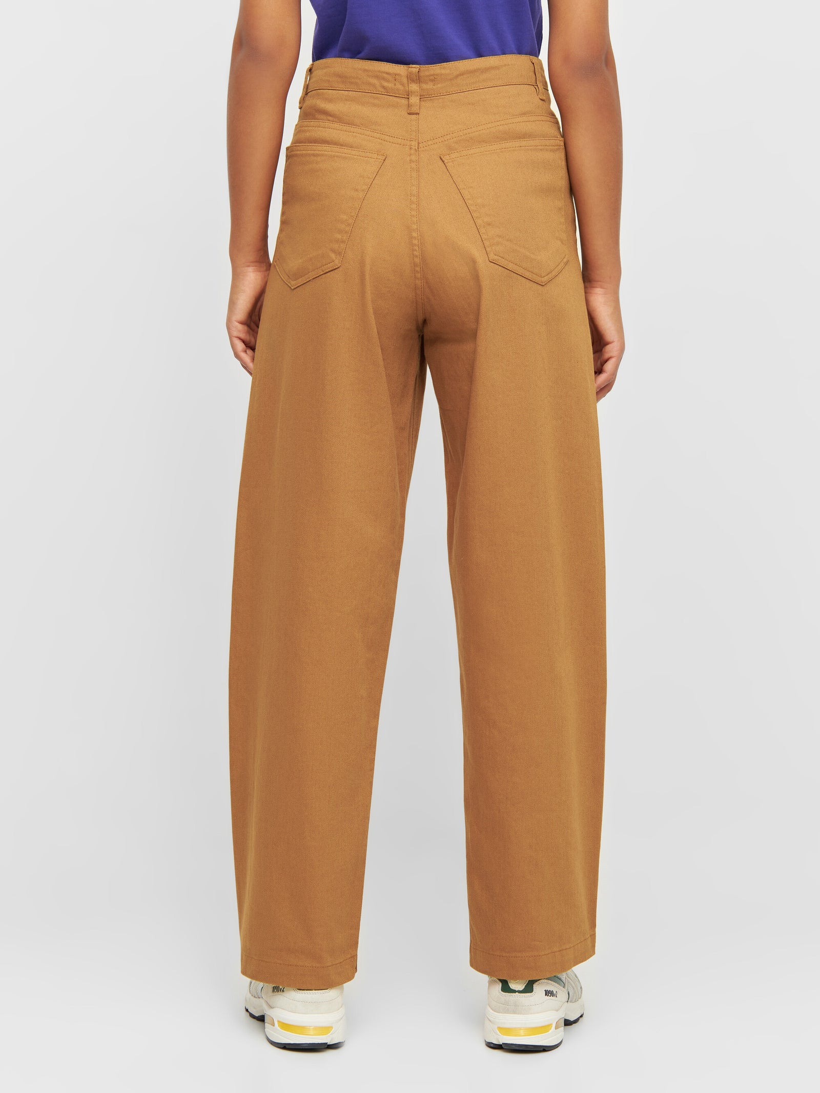 【関税&送料込】Chloe Brown Cotton Wide-Leg Pant Chloé High Rise Wide Leg Pants In Cotton Canvas | Chloé US