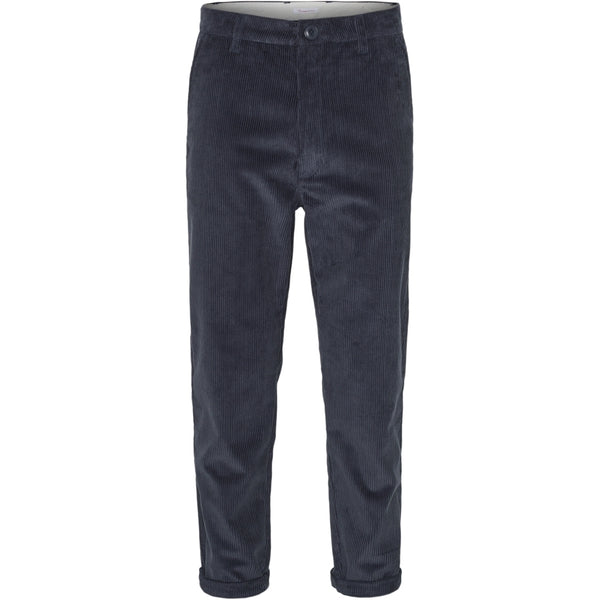 KnowledgeCotton Apparel - MEN CHUCK regular 8-wales corduroy chino pants Pants 1001 Total Eclipse