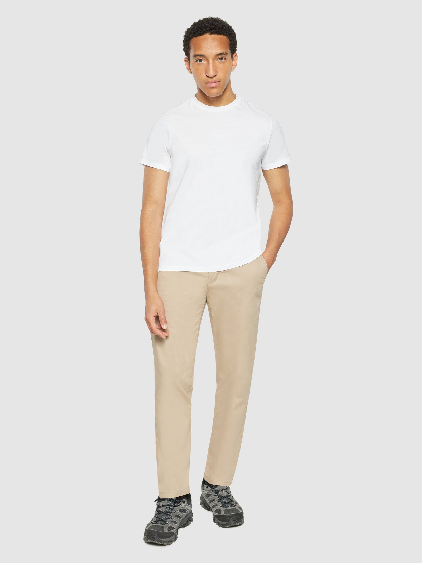 SEUVAS / 10oz Canvas 2 Tuck Trousers Natural