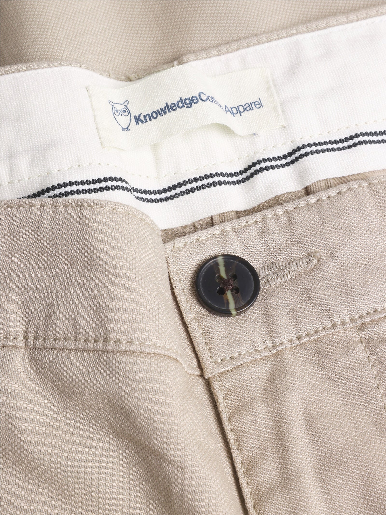 Buy CHUCK regular canvas pants - GOTS/Vegan - Light feather