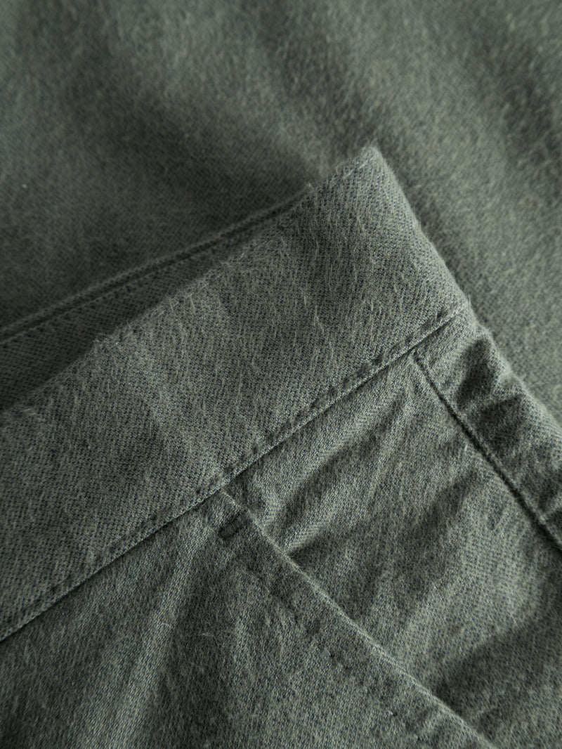 KnowledgeCotton Apparel - MEN CHUCK regular flannel chino pants Pants 1090 Forrest Night