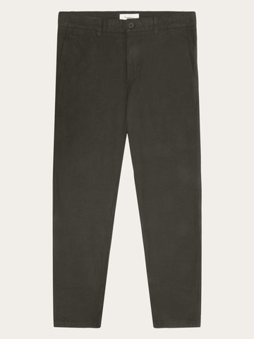 CHUCK regular flannel herringbone chinos - GOTS/Vegan - Gray