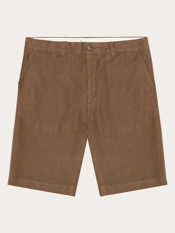 KnowledgeCotton Apparel - MEN Chuck regular linen shorts Shorts 1019 Tuffet